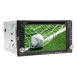 6.2 inch 2 Din TFT Screen In Dash Car DVD Player With Navigation Ready GPS,RDS,Bluetooth,TV,iPod Input