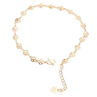 Four leaf Clover Gold plated Anklet