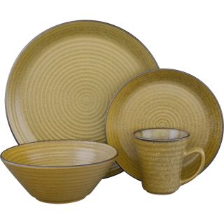 Sango Comet Lime 16 piece Dinnerware Set