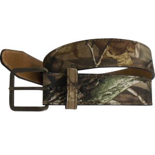Realtree Men s Leather Lined Canvas Belt, Camouflage