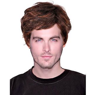 High Quality Synthetic Short Mens Wigs 4 Colors to Choose