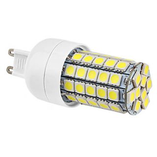 G9 6W 59x5050SMD 540LM 6000 6500K Natural White Light LED Corn Bulb (220 240V)