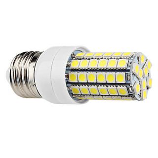 E27 5W 69x5050SMD 430LM Natural White Light LED Corn Bulb (220 240V)
