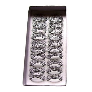 Full, Beautifully Curved Lashes 0#   10 Pairs Per Box