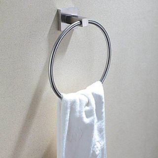 Polished Finish Stainless Steel Contemporary Towel Rings