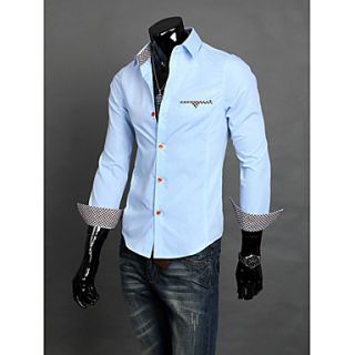 Mens Thin Work Long Sleeve Shirt