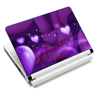 Heart Shaped Pattern Laptop Protective Skin Sticker For 10/15 Laptop 18615(15 suitable for below 15)
