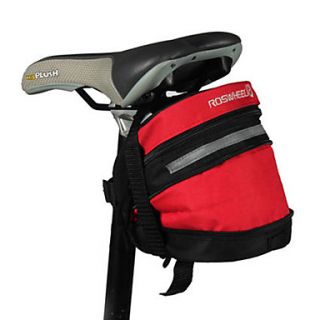 ROSWHEEL Outdoor MTB Cycling Saddle Bag with Tool Bag(Black And Red)21038