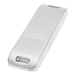4GB Fashionable Design Rectangle Shaped USB Flash Drive (Silver)