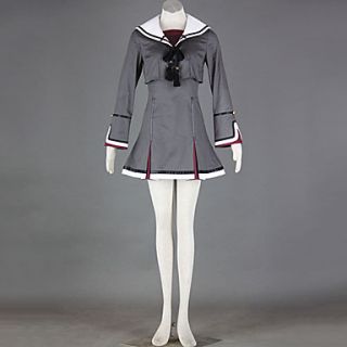 Cosplay Costume Inspired by Hiiro no Kakera 3 Tamaki Kasuga School Girls Winter Uniforms (Gray Ver.)