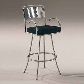 Johnston Casuals Armada Contemporary Swivel Barstool with Arms 5629