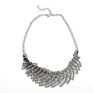 Fan shaped Alloy Necklace