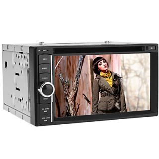 6.2 inch 2 Din TFT Screen In Dash Car DVD Player With Bluetooth,GPS,iPod Input,RDS,3G(WCDMA)