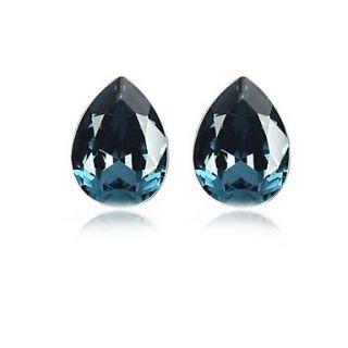 Charming Oval Crystal Solitaire Earrings(More Colors)