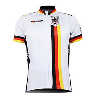 Kooplus 2013 Germany Pattern 100% Polyester Short Sleeve Breathable Men Cycling Jersey
