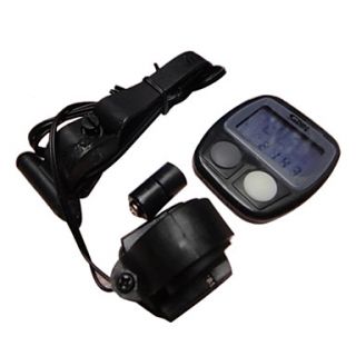SUNDING Plastic Material 14 Functions Waterproof Cycling Computer SD 536(Black)