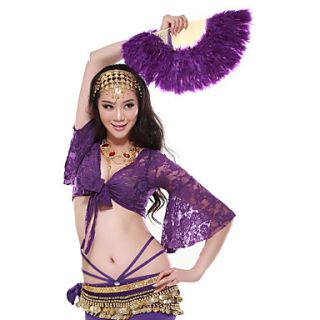 Dancewear Turkey Feather Belly Dance Fan For Ladies More Colors