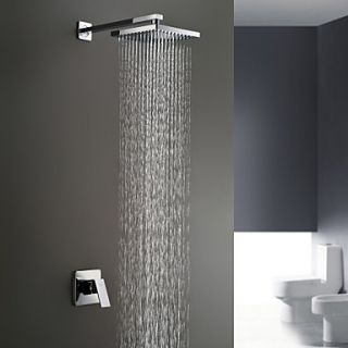 Sprinkle by Lightinthebox   Chrome Wall Mount Rain Single Handle Shower Faucet