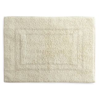 Reversible Cotton Bath Rug Collection, Linen