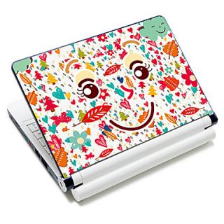 Smile Face Pattern Laptop Notebook Cover Protective Skin Sticker For 10/15 Laptop 18313