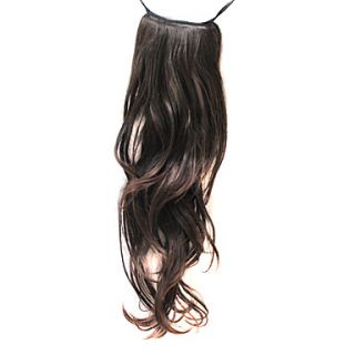 19 Inch synthetic Brown Popular Ponytail Hair Extensions