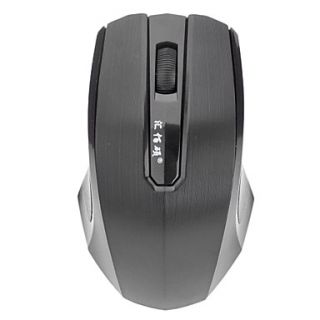 Black High Performance 2.4GHZ Wireless Mouse with Mini NANO Receiver(1 Battery Is Included)