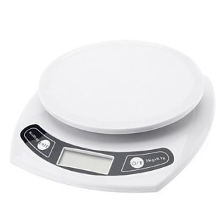 3kg/0.1g Electronic Kitchen Scale (2xAAA)