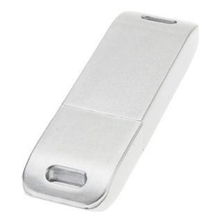 8GB Fashionable Design Rectangle Shaped USB Flash Drive (Silver)