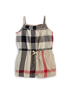 Burberry Infants Check Romper   Classic Check