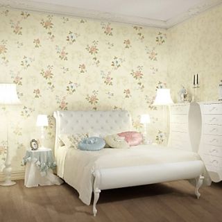 Contry Spring Flower PVC Wall Paper