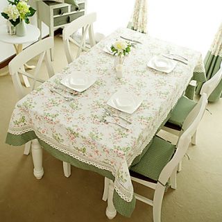French Country Style Poly/Cotton Table Cloths