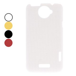 Mesh Pattern Protective Hard Case for HTC One X (Assorted Colors)