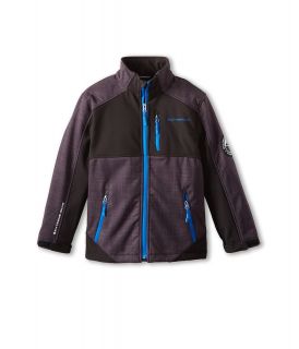 Weatherproof Kids Softshell Jacket w/ Fleece Backing Boys Coat (Black)