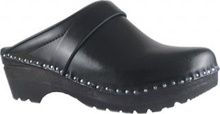 Womens Troentorp Bastad Clogs 4 Star Traditional   Black Casual Shoes