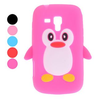 3D Design Penguin Pattern Soft Case for Samsung Galaxy Trend Duos S7562 (Assorted Colors)