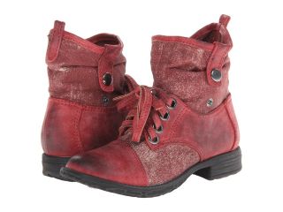 2 Lips Too Fixate Womens Lace up Boots (Red)