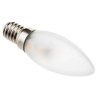 E14 1W 7x5050SMD 70LM 3000K Warm White Light LED Candle Bulb (220 240V)