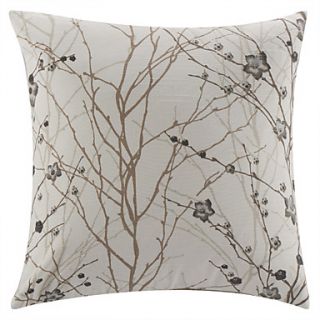 18 Square Wintersweet Polyester Decorative Pillow Cover