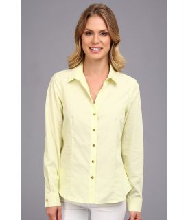 Jones New York Non Iron Easy Care Fitted Shirt Womens Long Sleeve Button Up (Pink)