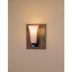 Hubbardton Forge HUB 217394 CP 20 G68 Reflections Sconce Reflect with Glass