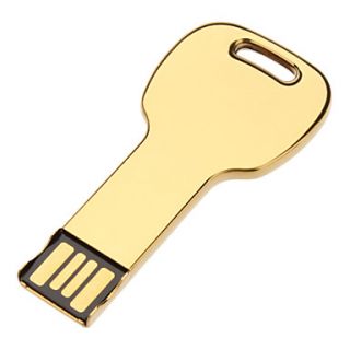 2GB Metal Key Feature USB Flash Drive with Chain Hole