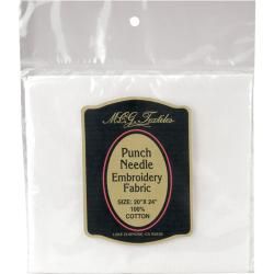 Punch Needle Cloth white