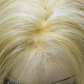 Sexy Golden Blonde Long Straight Lace Wig