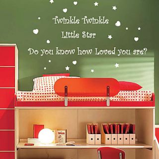 Twinkle Twinkle Little Star Love Wall Sticker