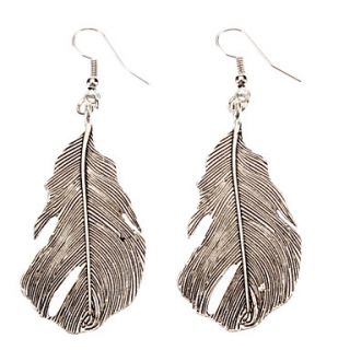 Wind Marks Feather Alloy Earring