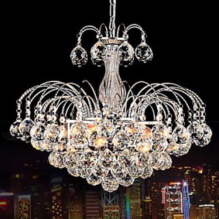 European Style Luxury 3 Light Chandelier With Crystal Balls