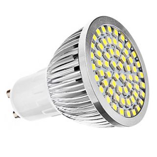 GU10 3W 60x3528SMD 210 240LM 6000 6500K Natural White Light LED Spot Bulb (AC 110 130/AC 220 240 V)