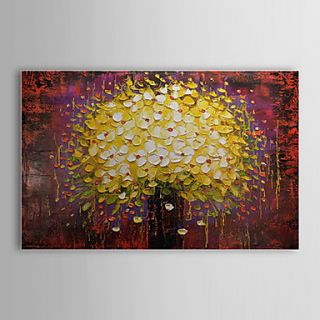Hand Painted Oil Painting Botanical Blooming tree Tree with Stretched Frame 1307 BO0155