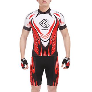 CM1301/TM1301 Moisture Wicking Cycling Suits with Silicone Pad(RedBalck)