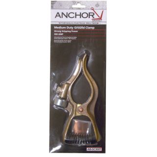 Anchor 200 amp Light Duty Copper Alloy Ground Clamp (Yellow brassWeight 2.5 poundMeasures 6.25 inches longModel 100 AB GC200T)
